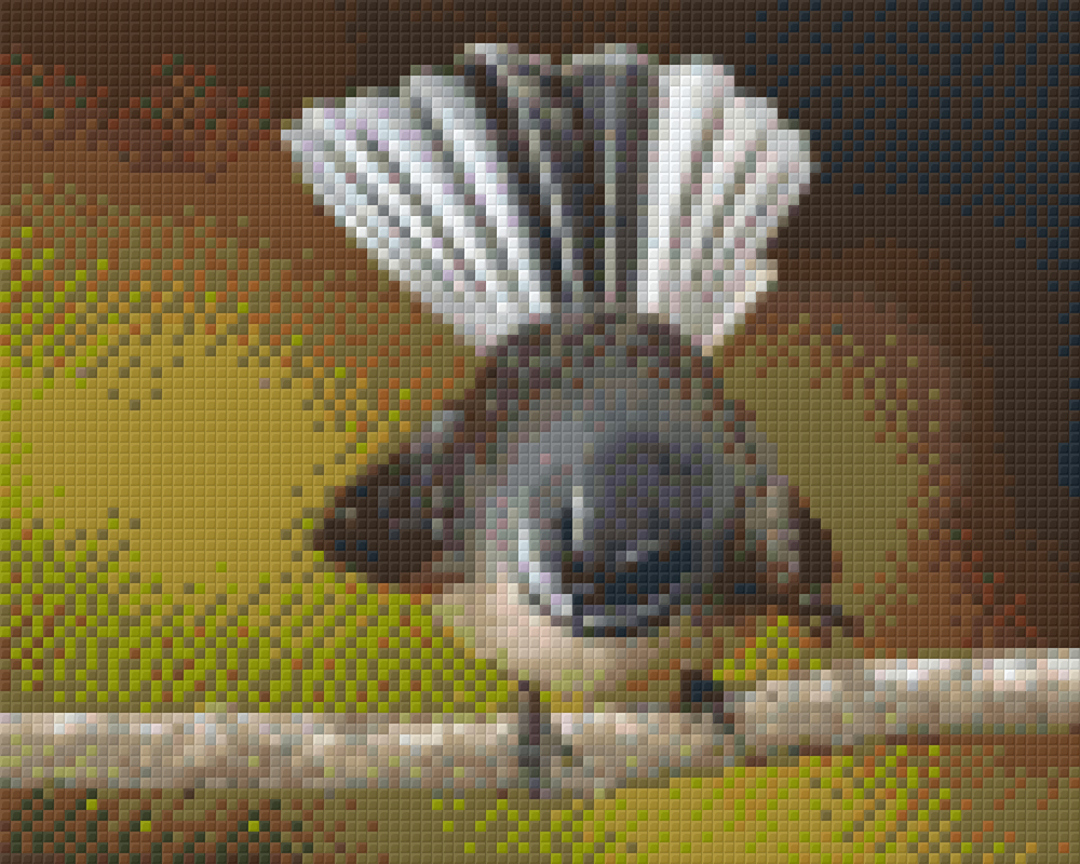 Fantail Four [4] Baseplate Pixelhobby Mini mosaic Art KIt image 0